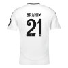 Officiële Voetbalshirt Real Madrid Brahim 21 Thuis 2024-25 - Heren